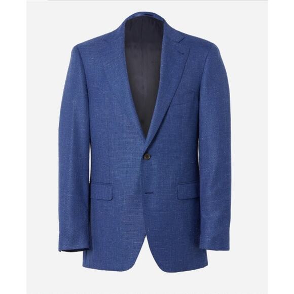 New NWT Alton Lane‎ Madison Blue Textured Blend Blazer Size - Picture 1 of 11